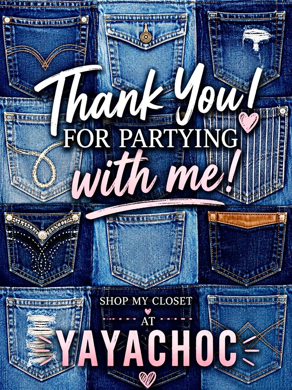 Shop at a wonderful variety of closets! 😎 Jeans Party 7/14/26